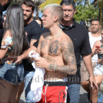 Justin Bieber Ginormous New Chest Tattoo