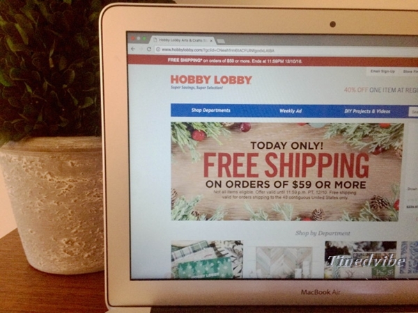 Hobby Lobby Free Shipping, www.hobbylobby.com