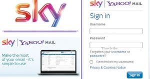 sky email login