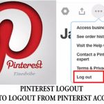Pinterest Log Out Account