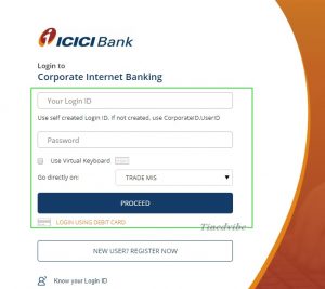ICICI Bank Credit Card Login