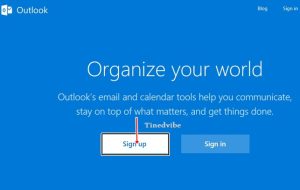 Sign Up to Outlook Email Outlook.com