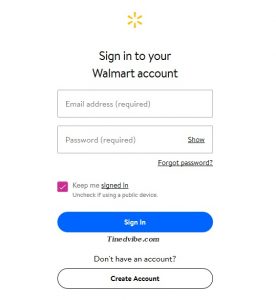 Walmart credit card login