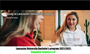 Lancaster University Bachelor's program 2022