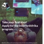 Microsoft Interns4Afrika Program 2022 for young African Graduates (Paid Internship)