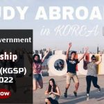 Study in Korea: Government Scholarship 2021-2022 for International Students