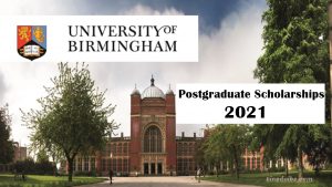 UK Birmingham Postgraduate Scholarships 2021