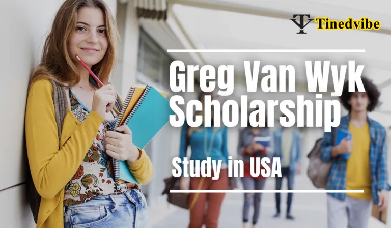 Greg Van Wyk Scholarship in USA 2022